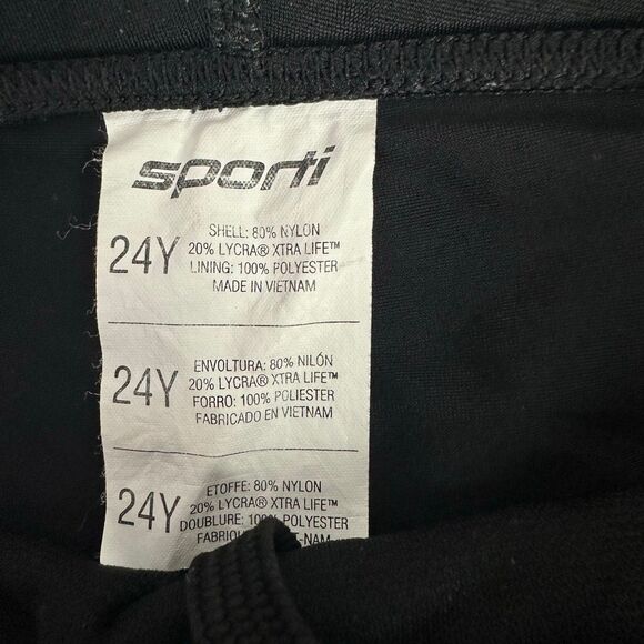 Sporti 24Y Blue Black Swim Jammer Bottoms - Picture 5 of 5